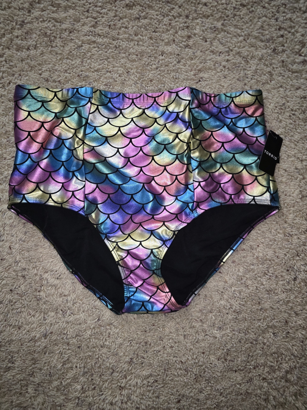 torrid Iridescent Mermaid Scale Bikini Bottoms - Pink, Blue, Green, Purple